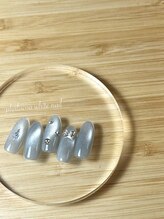 ファレノホワイト/定額デザインネイル/冬