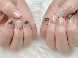 pink×beige×glitter×heart.