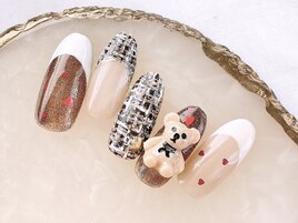 バレンタインネイル¥8980