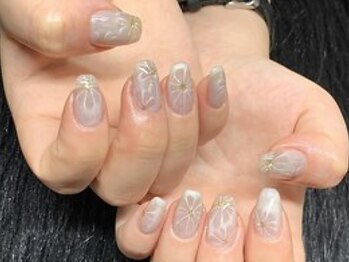 ココヒカリ(COCO HIKARI)の写真/【初回オフ無料】手描きアートもお任せください！繊細なデザインで、指先にあなただけの特別な輝きをプラス