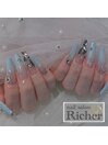 水色×グラデ