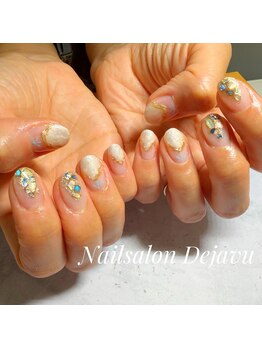デジャヴ(Dejavu)/夏のシェルネイル