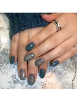 グラマラス アンジェアイ 荻窪店(glamourous ange eye)/シースルーネイル