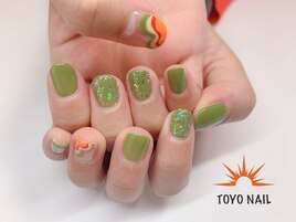 ウェーブラインネイル☆