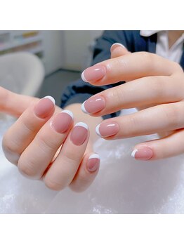 クイーンズビューティーサロン 新宿本店(Queen's beauty salon)/フレンチ カラー追加