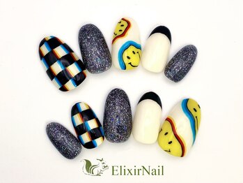 エリクサーネイル 池袋(Elixir Nail)/定額c やり放題/クーポン使用