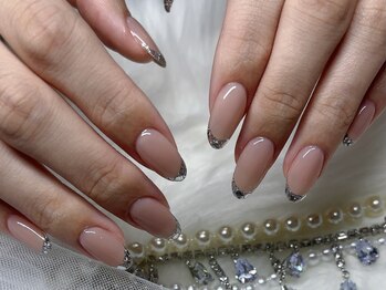 ベースカラーありガラスフレンチ