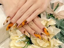 ブリエカドー(Briller Cadeau)/秋ロングネイル（スカルプ）