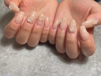 ヴィコ 名古屋栄(vico)/薔薇ネイル/@vico_ktgw