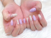 ベルフィオーレ 拝島店(bel fiore)/ワンカラー　シルバーラメ