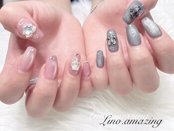 リノ アメージング(Lino.amazing)/マグネットネイル