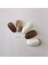 大理石ニュアンスネイル