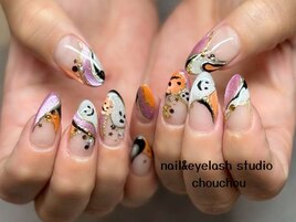手描きハロウィンネイル