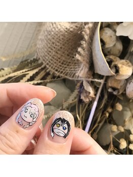 レイネイル アンド レイアイ 長嶺店(RAY NAIL & ray eye)/鬼滅の刃×おばみつ