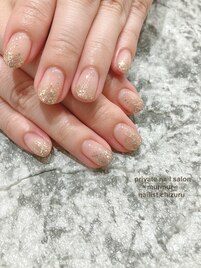 ラメグラデーションネイル