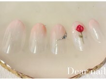 ディア ネイル(Dear nail)/薔薇一輪