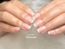 シマー(Shimmer)/チークネイル×スキニーフレンチ