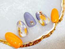 ルアナ(Luana.)/秋色マーブルネイル