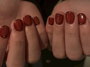 tru:m【パラジェル/フィルイン/ニュアンス】の写真/短い爪でも見違えるほどの美フォルムへ。パラジェル・フィルインを使用し、爪の健康を守りながら可愛く♪