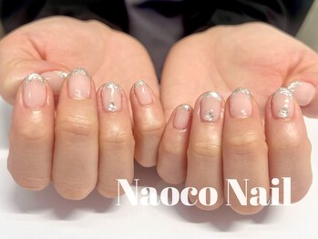 グリッター*フレンチネイル