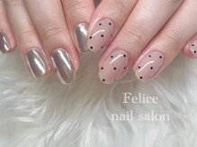 フェリーチェ(Felice)/シルバー/ドット/シンプル