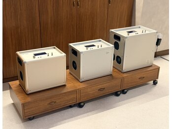 ホバー 大府店(HHOBAR)の写真/揉み返しなしの首肩ケア。座って「水素を吸うだけ」で、ガチガチ身体がすーっとほぐれる