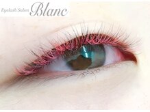 アイラッシュサロン ブラン イオン上越店(Eyelash Salon Blanc)/【4Dカラー】ピンク＆レッド