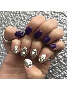 シエル エトワール(Ciel etoile)/ミラーネイル