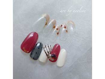 アルク バイ ネオリーブ 荻窪店(arc by neolive)/【1月限定】バレンタインネイル