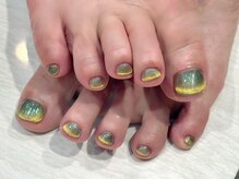 イヴ 新浦安店(Eve)/オリーブカラーマグネットネイル