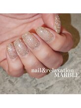 ネイルアンドリラクゼーション マーブル(MARBLE)/フラッシュネイル