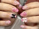 ピンクフレンチネイル