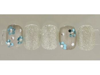 ビュー バイ ネオリーブ 用賀店(beau'r by neolive)/マグネットフラワーネイル