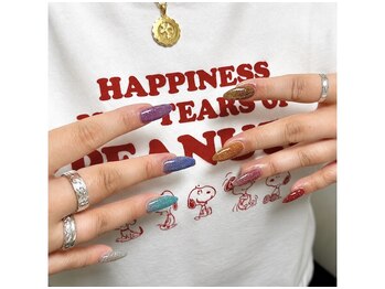 ラヴィーネイル(Ravie nail)/推しカラー◎カラフルネイル