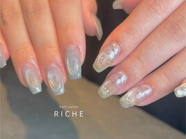 水面ニュアンスネイル