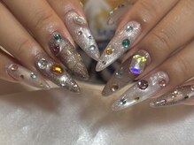マラマネイル(Malama Nail)/カラフルストーンストーンネイル