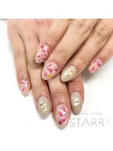 スターリー(STARRY)/アレンジフラワーネイル　