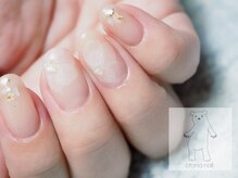 オトナネイル(otona nail)/儚げたらしこみフラワーネイル