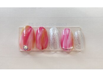 ネイルアンドアイ ミント(nail＆eye mint)/4月キャンペーンネイル