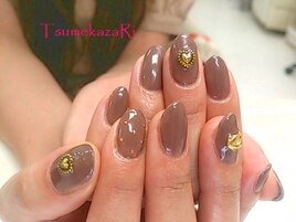 ★ブラウン×ゴールド★