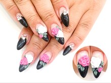 ネイルコレクション ピンク(Nail Collection Pink)/ジェル定額￥9990☆３Ｄフラワー