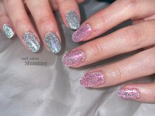 シマー(Shimmer)/ミラーフラッシュネイル