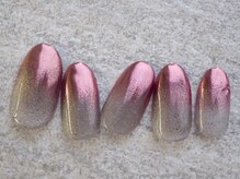 カトルナフ(quatre fois neuf)/じゅわっとピンクオーロラネイル