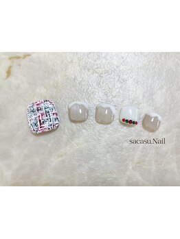 サカスネイル(sacasu.nail)/アートコース/クリスマスネイル