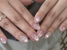 ジェミーネイル シンジュク(Jemiy nail shinjuku)/【Saki】うるマグフレンチ¥9480