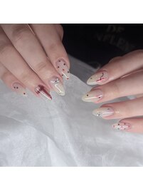 チェック柄×ハート