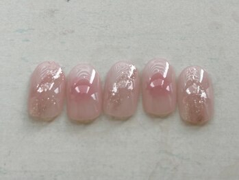 ネイルズオブレオ 梅田(Nails of LEO)の写真/平日20時まで受付◎【オフ込1時間で完成!LEOライトコース☆初回&期間限定価格¥4950】オフィスネイルにも♪