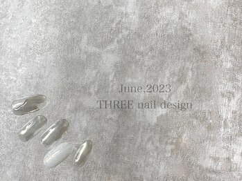 スリー(THREE)/June 2023/nail design
