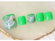 ディア ネイル(Dear nail)/フット　ネオン緑