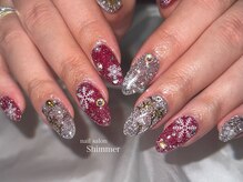 シマー(Shimmer)/クリスマスネイル